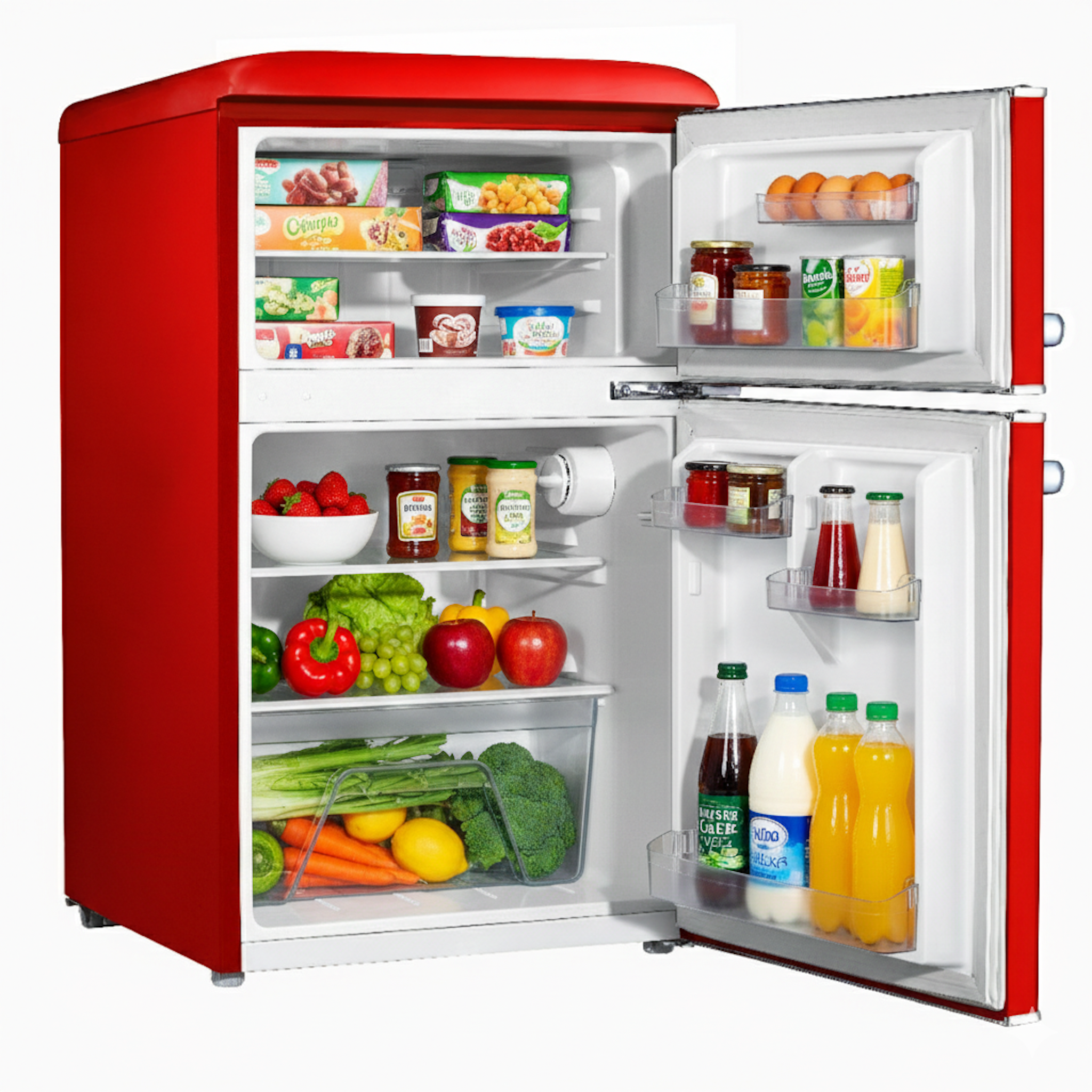 Retro chladnička Guzzanti GZ 86RR